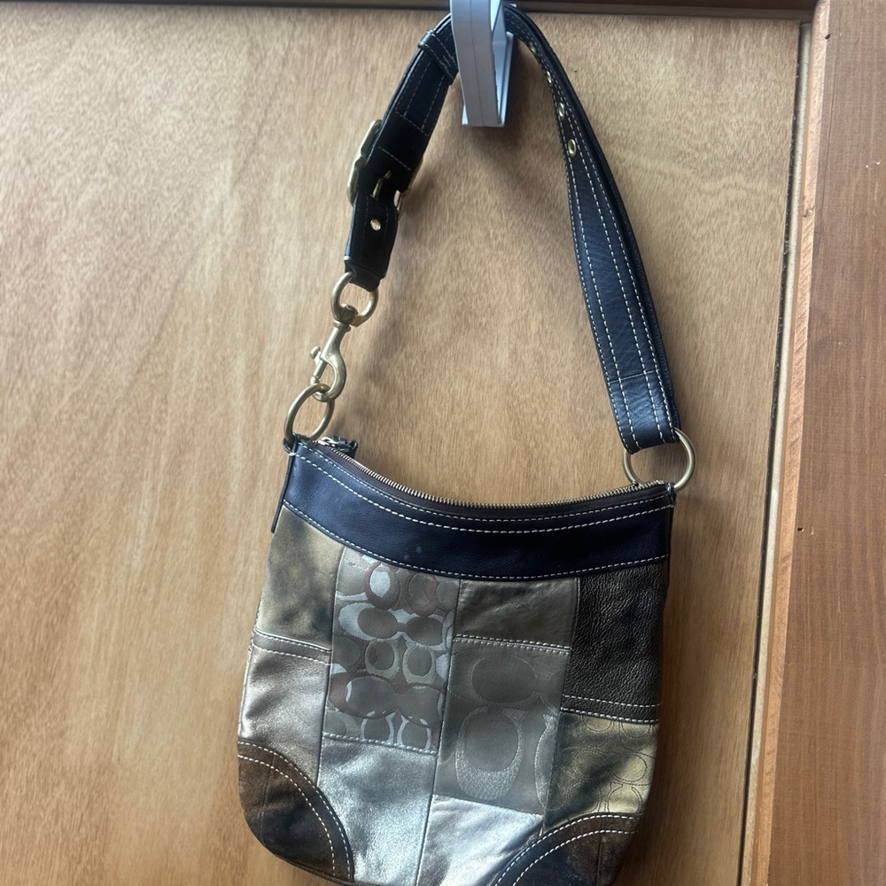 Coach Multicolor Patchwork Shoulder Bag - image 2